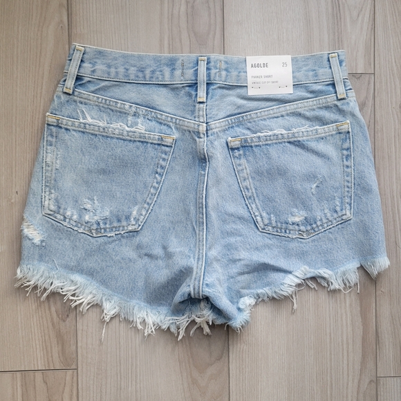 $148 Agolde Parker vintage cut off short in Swapmeet. Size 25 - Picture 7 of 7
